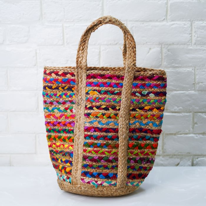 Jute Hand Braided, Bag Multi Woven, Handbag Tote Bag.