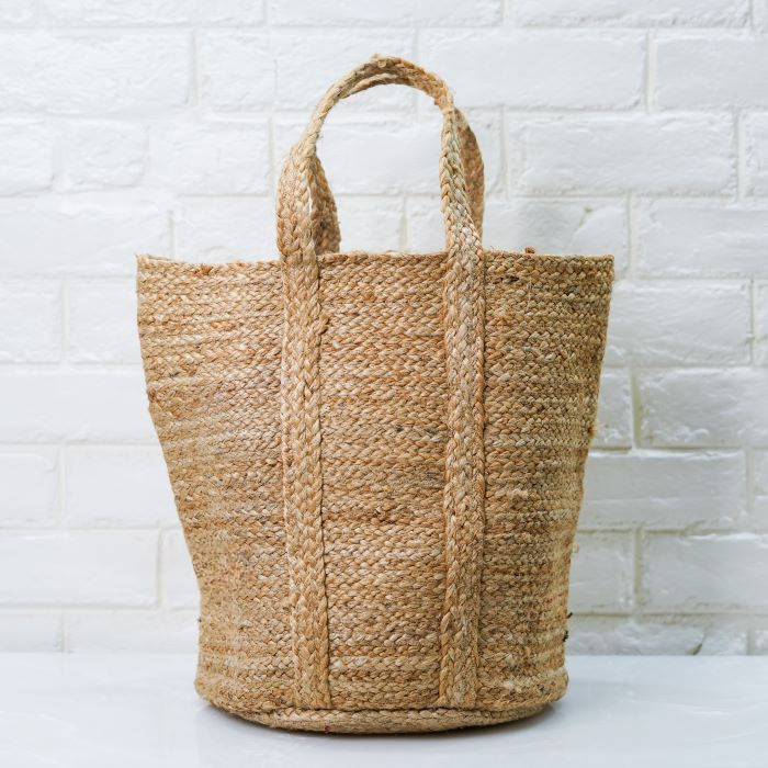 Jute Beige Bag For Woman.