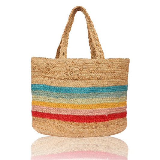 Elevate Your Style With Our Multicolor Jute Bags.